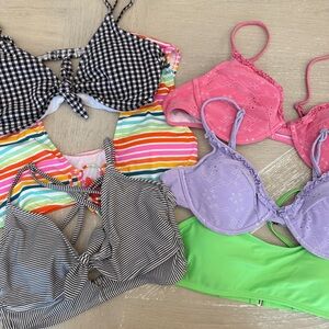 Variety Multicolor Large Swim Bikini Tops Collection